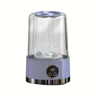 日本松禾SONGH 無線迷你洗衣機：USB充電便携式內衣褲清洗機, 1個, 紫色 5000mah大容量+強勁電機, 紫色-內衣洗衣機