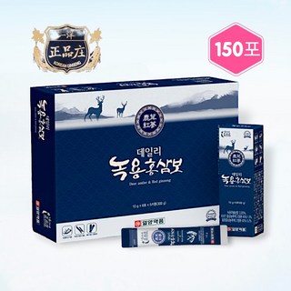 일양약품 녹용 6년근 홍삼 데일리 스틱 마카 함유, 150박스