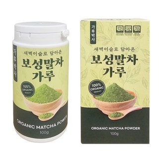 가루박사 보성 말차가루 유기농 100%, 1개, 1개입, 100g