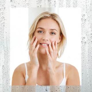 무핑 거울 김서림방지필름 32x20cm 중사이즈 안티포그 간편한 부착, 1장