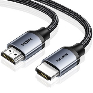 Rocoren HDMI UHD 4K 1M 2M 3M 5M 최고급형 순동 케이블 4K HDMI 2.0 프리미엄 케이블 (신제품 출시), 1000mm, 1개