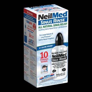 NeilMed Sinus Rinse 50 包預混式鼻腔沖洗劑, 10, Neilmed 耐有美 台灣公司貨 實體藥局經營 塞那靈洗鼻器 洗鼻鹽
