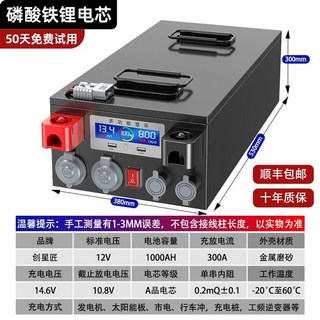 인산철 배터리 대용량 카라반 캠핑카 차박 파워뱅크, 1개, 12V 1000AH 리튬 인산철 표준
