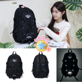 [국내 정품] 예일 백팩 THINK PACK 씽크 블랙 백 남녀공용 학생 대학 캠퍼스 가방 노트북 수납 31L 37L with VIVAJS Kiring