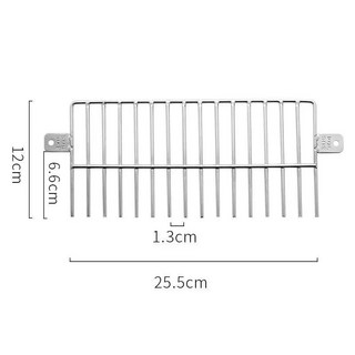 8mm 갈퀴 레이크 자동화장실 브러시 고양이, 1개, 304 나사 25.5x12cm