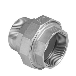 BSP 암 수 스레드 304 스텐레스 유니온 캐스트 파이프 피팅 커넥터 어댑터 커플러 1/2 인치3/4인치 1 인치1 1/4인치 인치2인치, 1-1/4", 1개