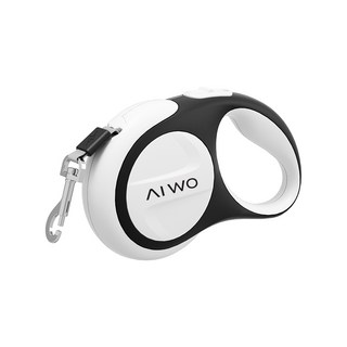 아미토 고급형 자동 리드 꼬임방지 강아지 리드줄, 1개, 화이트