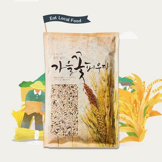 국산 혼합 잡곡 15곡 찹쌀 현미 흑미 보리 서리태 기장 수수 적두 백태, 1개, 2kg