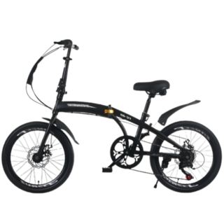 글리터 가벼운 접이식 자전거 미니벨로 20인치 휴대용 출퇴근 폴딩 초경량 완조립, 스틸프레임 + 기본휠 + 블랙, 1개, 스틸프레임 + 기본휠 + 블랙, 50.8cm
