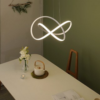 공간조명 티엔 LED 50W 펜던트 조명 Ver1, 블랙(주백색)