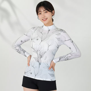 픽스기어 여성모크넥 베이스 레이어 골프 파크골프 스포츠 언더레이어 야외활동 자외선 차단