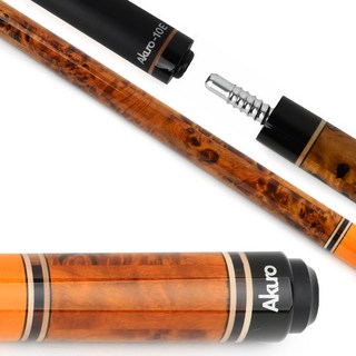 [정품인증 당구몰]아큐로 엘리트 E310-VS하대+10쪽에보니상대 Akuro-E 당구개인큐 /레디얼, 530g (조금 무거움), 1개