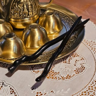 아르벤일자 나무 비녀(흑단목)