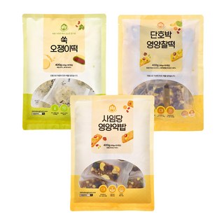 사임당 단품떡묶음 E세트 영양약밥+쑥오쟁이떡+단호박영양찰떡, 1개