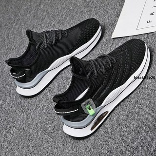 百搭舒適男鞋新款斷碼夏季運動鞋軟底板鞋跑步運動透氣男士網面輕便休閑鞋