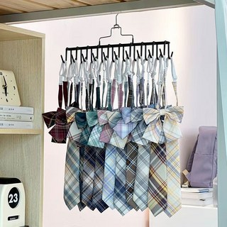 JK領結女日系制服格子小領花學院風校服襯衫免打懶人水手服蝴蝶結