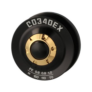 Avail(아베일) cd340exblkgp 카디널 3용 알루미늄 스풀 CD340EX 블랙×금 도금