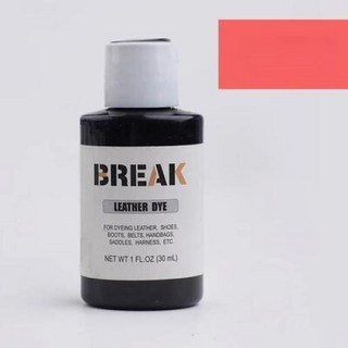 의류염색 천연염색 화방 옷염색 염료 수제 소가죽 알코올 DIY 제품 가죽 조각 야채 무두질 착색 32 색 30ml, [13] watermelon red, 13.watermelon red