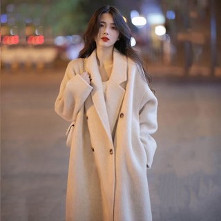 루스리더 여성 베이직 패션 데일리 롱 모직 코트 E1425