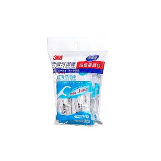 3M 細滑牙線棒 單支攜帶型 獨立單支包裝 96支, 96個裝, 1個