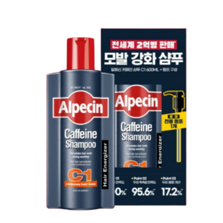 알페신 카페인 샴푸 C1, 600ml, 1개