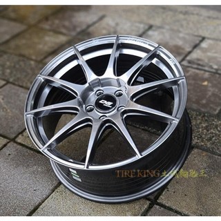 土城輪胎王 DG FG12 18吋旋壓鋁圈 鈦色 5/108 5/114.3 適用於FOCUS CRV, 1個