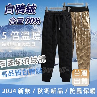 台灣出貨 石墨烯褲 雪褲 男女同款 登山長褲 滑雪褲 羽絨褲 防寒褲 冬天褲子 加絨褲 冬天長褲
