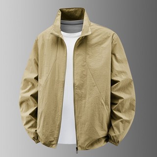 彈力戶外立領沖鋒衣夾克 2026年新款男士防風保暖外套