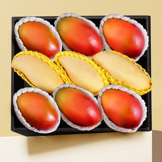 [스윗베러] 망고 혼합 9과 선물세트 3.5kg내외 (골드 3과 애플 6과), 1개