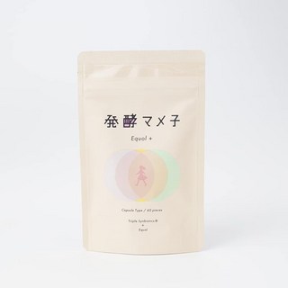 발효 콩자에쿠올 플러스 1개월분 60캡슐 단쇄지방산 등 517가지 영양소+에쿠올 락토비온산 검은콩씨껍질 추출물 콩 이소플라본 함유, 60정, 1개