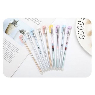 憶香許快樂購 可擦筆 0.5mm 磨易擦 炭黑 晶藍色 小學生用 文具 3-5年級 中性筆, 炭黑色1支, 1個