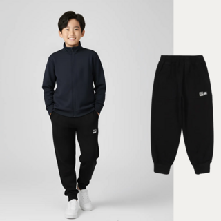 휠라키즈 어반 기모 조거팬츠 아동 따뜻한 일상복 겨울 운동복 하의 편한 데일리 바지