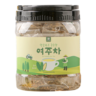 미세플라스틱 없는 생분해필터 미담식품 여주차 삼각티백, 1개, 100개입, 1g