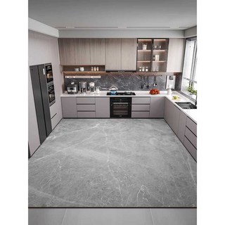 대형 pvc주방매트 부엌 발판 키친 주방매트 러그 싱크매트, 100x140cm 방수 방유방대리석재떨이-D2