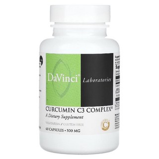 다빈치래보래토리즈 커큐민 500mg Curcumin C3 Complex 캡슐 60정, 1병, 1개