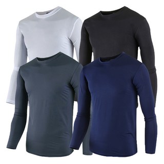 에스비스토어 1+1+1 3장세트 남성 기능성 라운드 긴팔 냉감티 쿨티