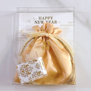 르베온 전통 복주머니 용돈 봉투 부모님 명절 생신 환갑 설날 추석, 1개, 샴페인골드