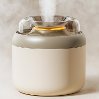 바이유 대용량 4L 물통 초음파 가습기 무드등 조용한 가정용 USB 가습기, H7A