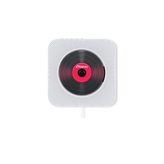 808 多功能壁掛/桌立式CD/MP3播放機 支援藍牙/FM/USB 附遙控器, 808 CD版/白色, 白色, 808-W