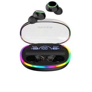 아이리버 노이즈캔슬링 무선 블루투스 이어폰, IBE-G07, 블랙