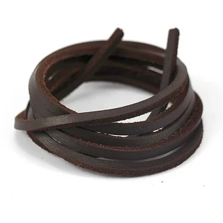 길이 100cm DIY 자유롭게 라운드 가죽 다채로운 MIU 신발 끈 캔버스 캐주얼 부츠 로프, 09 1 pair leather, 01 100cm