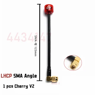 RUSHFPV 체리 2 II 5.8G 1.8Dbi FPV 안테나 SMA MMCX UFL LHCP 230mm 150mm RC 장거리 아날로그 디지털 드, 17 SMA Angle LHCP
