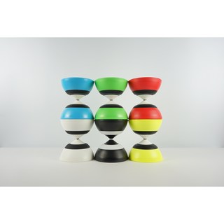 三鈴SUNDIA 扯鈴 EVO短定軸/進化長定軸鈴 耐磨材質 聲音清脆 輕鬆掌握各式花招, 黑色, 只有扯鈴, 1套