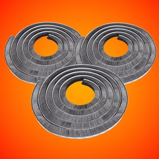 2026년형 슥잠 실내 열유출방지 모헤어 문풍지 2.5M, 9mm, 3개