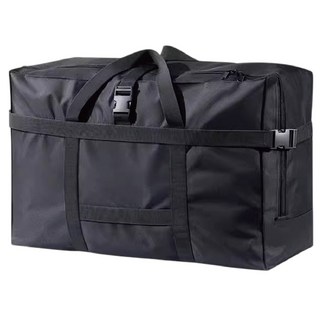 MUSI 牛津布托運行李袋 超大容量耐磨運動行李袋, 牛津布托運行李袋-墨魅黑, 1個