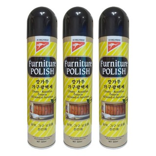 캉가루 가구광택제 420ml 3개 광택 보호, 6개