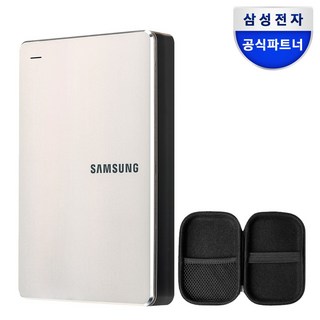 2025 신모델 삼성전자 Y3 4TB 외장하드 + 파우치 증정 HX-MK40Y3, 샴페인 골드