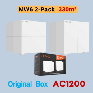 Tenda 메쉬 WIFI 라우터 AC2100 /AC1200 듀얼 밴드 2.4&5Ghz 무선 기가비트 라우터 글로벌 버전 TENDA 메쉬, Add UK Adapter_MW6 AC1200 2 Pa, Add UK Adapter+MW6 AC1200 2 Pa, 1개