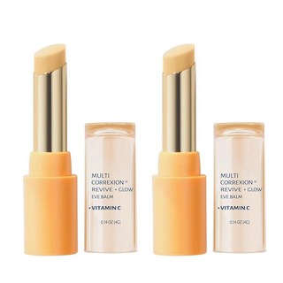 YFKEJI Revive Glow C 아이 밤 - 하이드레이팅 크림 글로우 스틱 다크 서클 브라이트닝 감소 붓기 2피스 [호환], YFKEJI Revive Glow C 아이 밤 - 하이