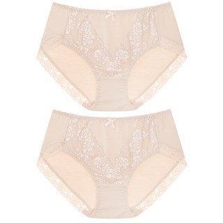 벨라뮤즈 전면 레이스 모달 여성팬티 2매 P807